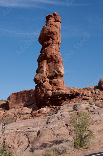 Rock Pinnacle in Arches National Park