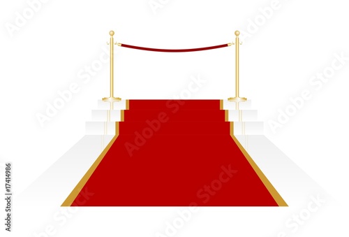 Roter Teppich Vektor