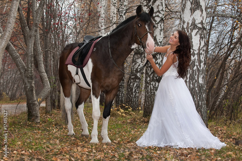 Young Woman And Horse © Fotoskat
