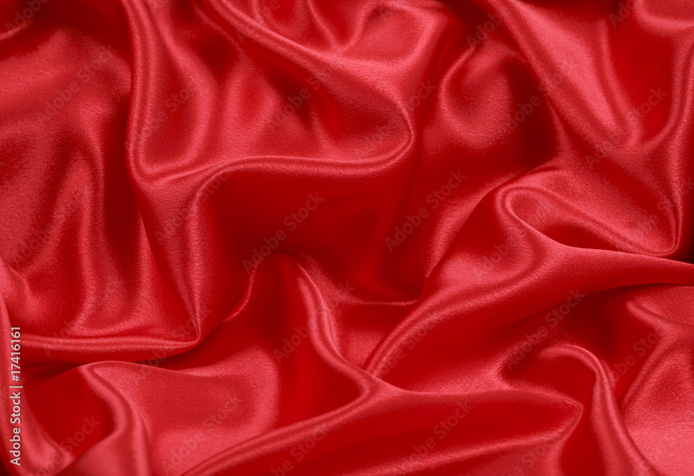 Obraz premium Red Satin Background