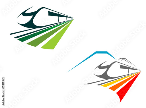 Railroad and subway symbols