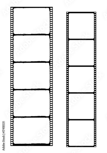 various film strip - vector