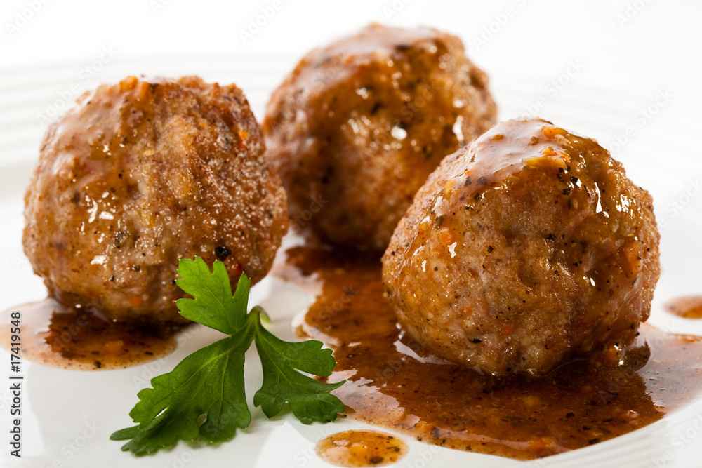 Roasted meatballs Roasted meatballs