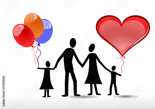 familie illustration