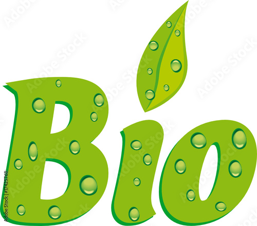 bio avec goutelettes