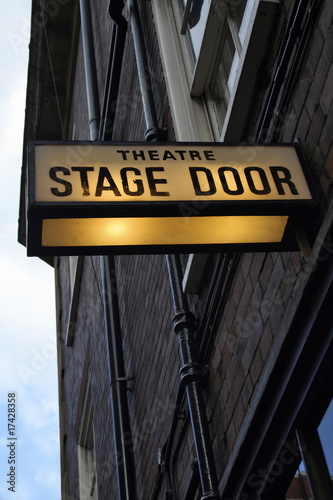 Stage door