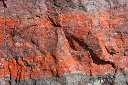 Iron ore texture closeup