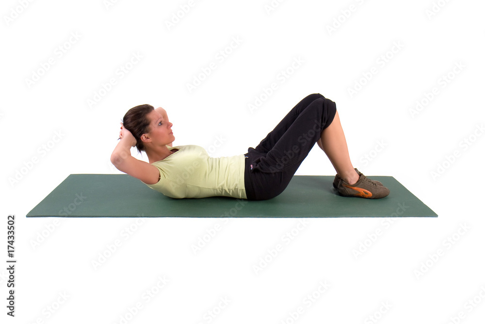 beautiful young girl doing fitness excersises beautiful young girl doing fitness excersises