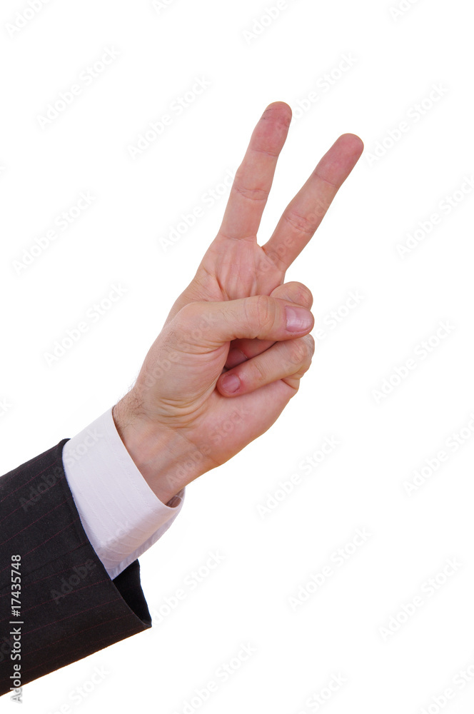 Handzeichen victory