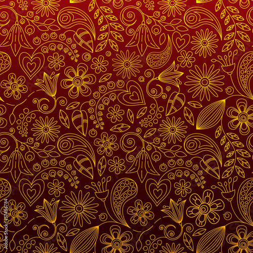 Seamless Floral Wallpaper