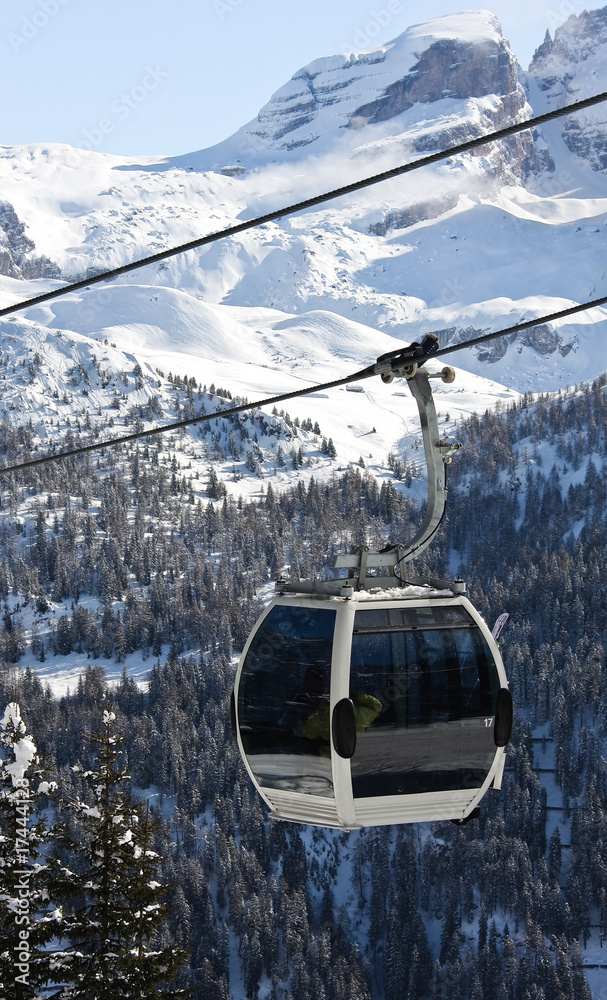 Ski resort Madonna di Campiglio. Italy