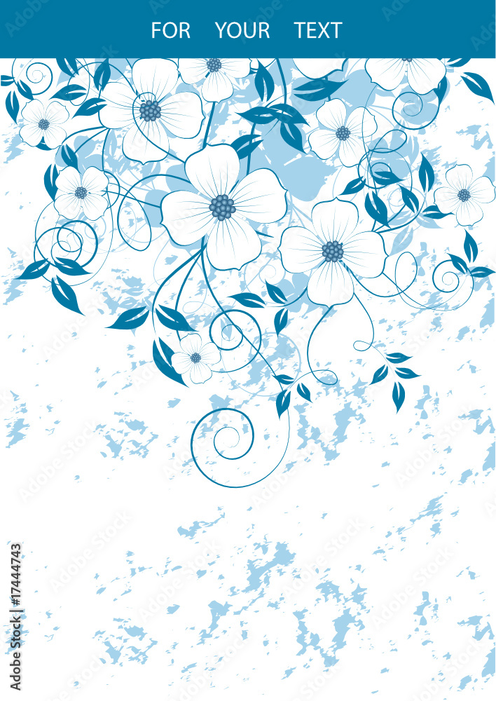 abstract floral background with place for your text abstract floral background with place for your text