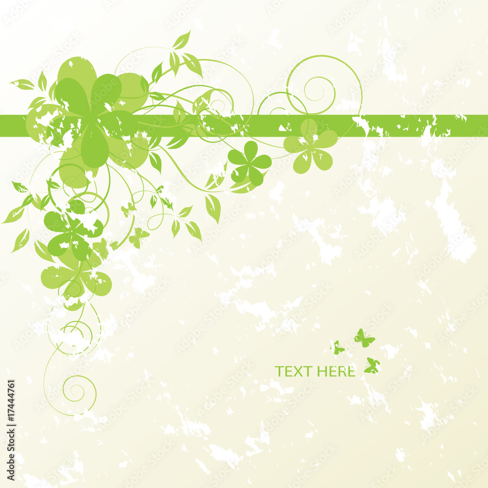 abstract floral background with place for your text abstract floral background with place for your text