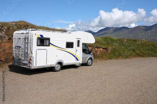 Camper van in Iceland