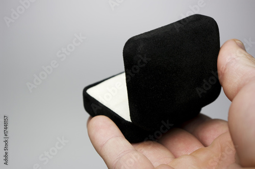Hand with Ring Box