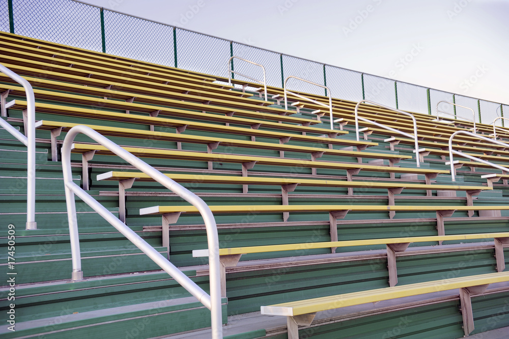 Fototapeta premium Empty Bleachers