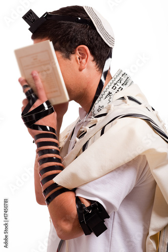 men praying