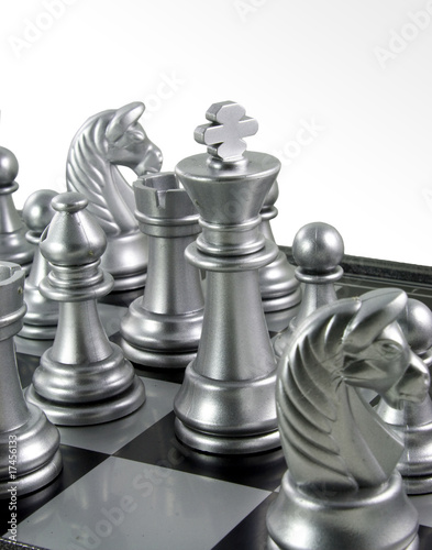 Chess King in the crowd photo