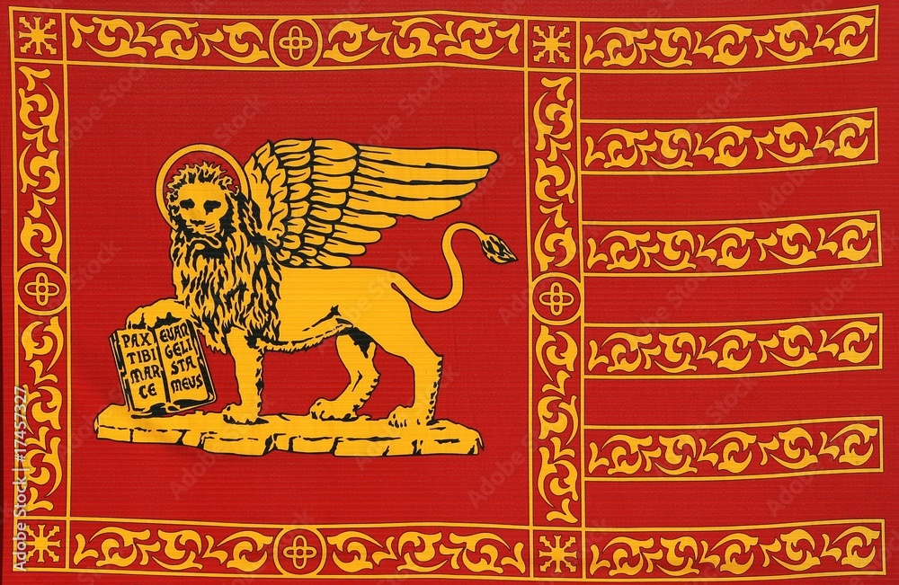 Fototapeta premium drapeau de venise ,flag,venezia