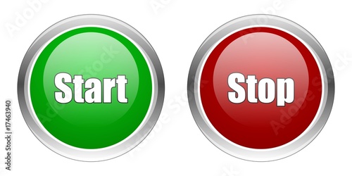 Start & Stop Buttons Vektor