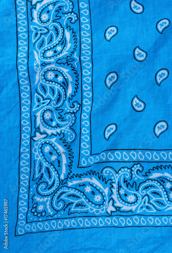 blue fabric, bandana, pattern backgrounds
