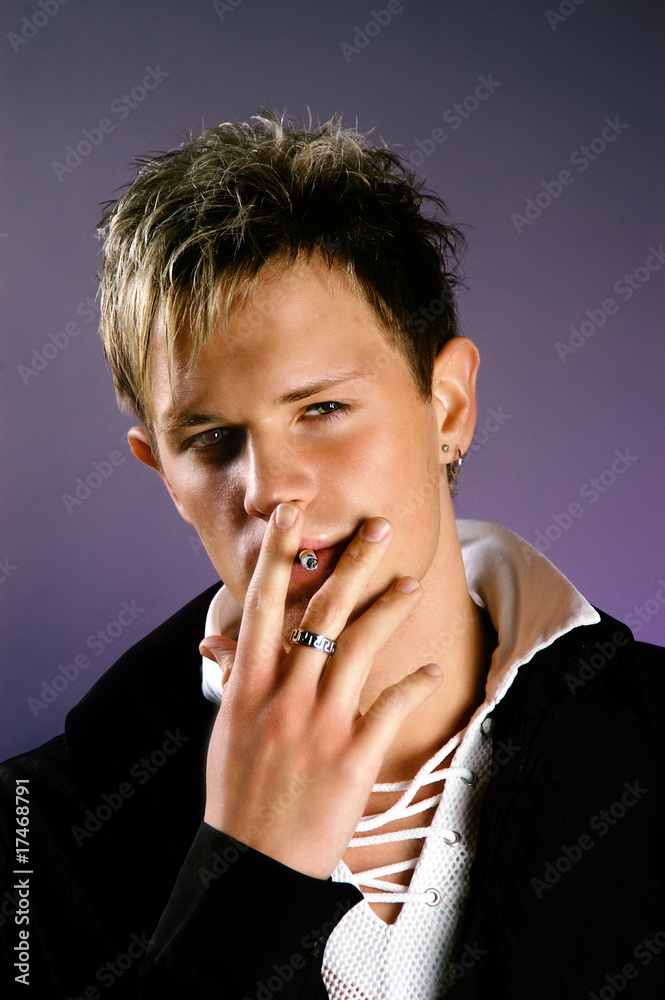 Portrait of young white man Portrait of young white man