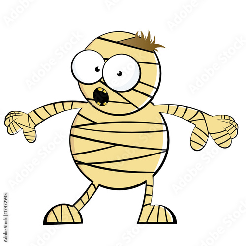 halloween mumie lustig cartoon