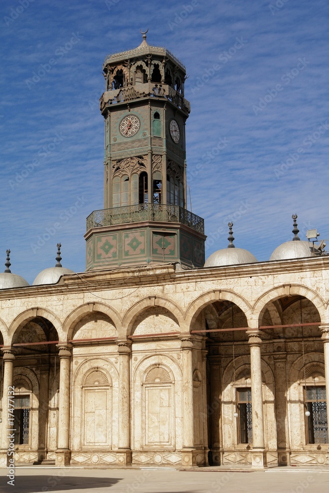 Kairo, Uhrturm der Mohammed-Ali-Moschee