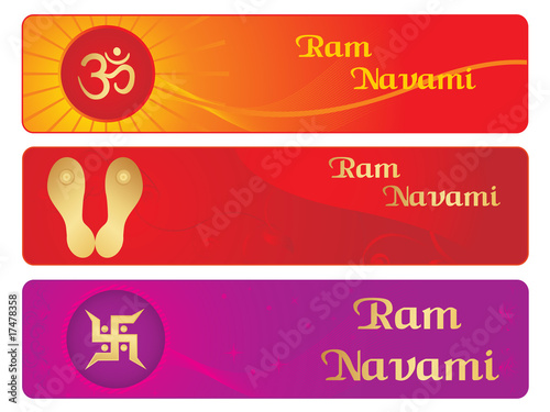 ramnavami banner illustration