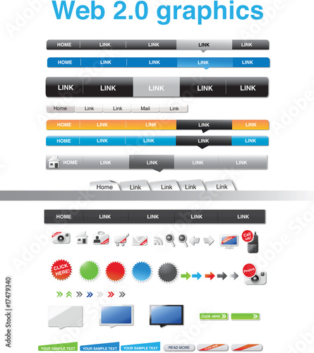 Web 2.0 graphics and icons