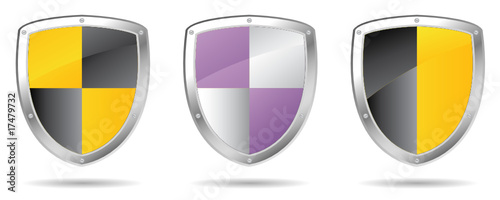Free Download set of shields - GFXLoad
