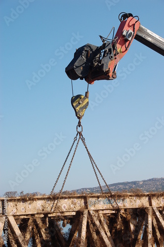 Canvastavla gru sollevatrice