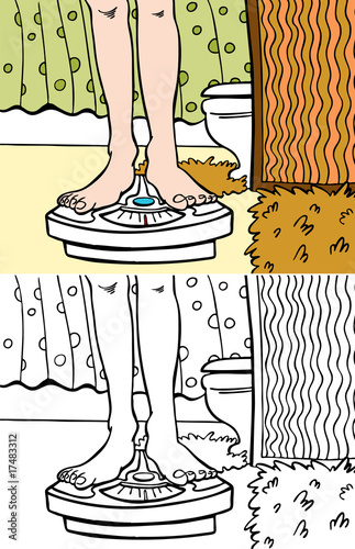 Bathroom scale