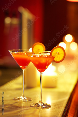 two cocktails