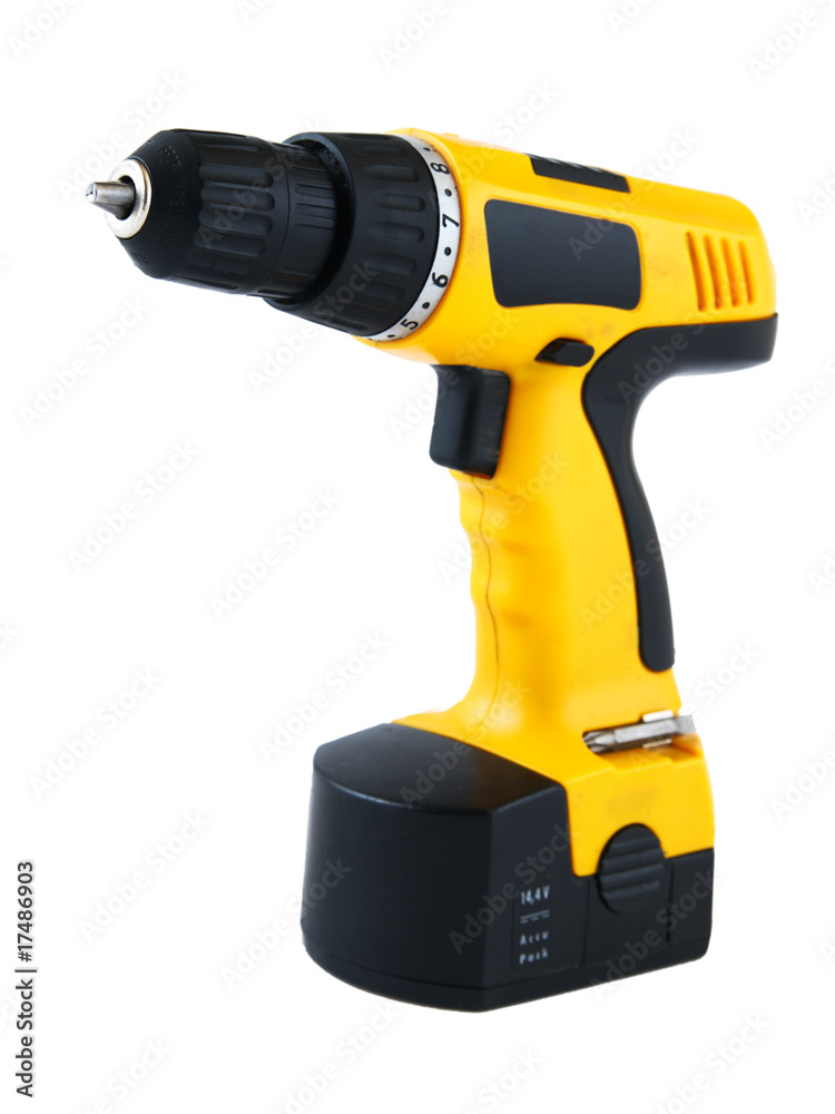 Drill isolated with clipping path