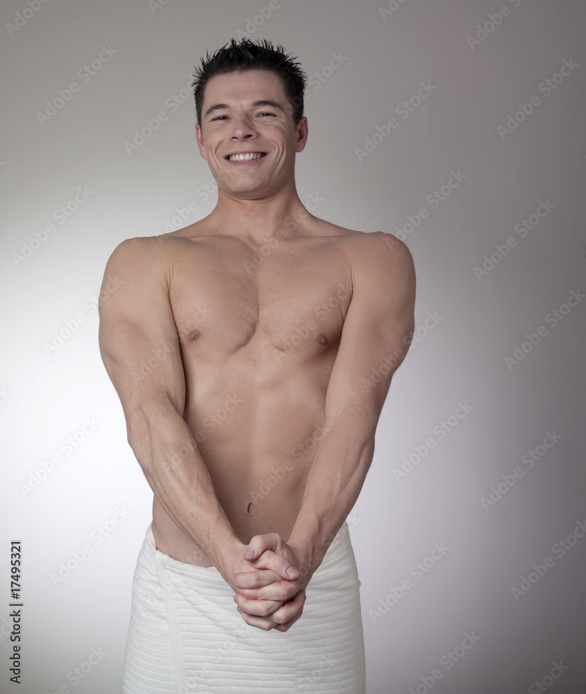 Fototapeta premium jeune homme sportif souriant