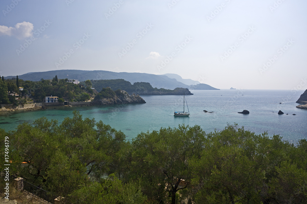 Bucht von Paleokastritsa, Korfu, Griechenland