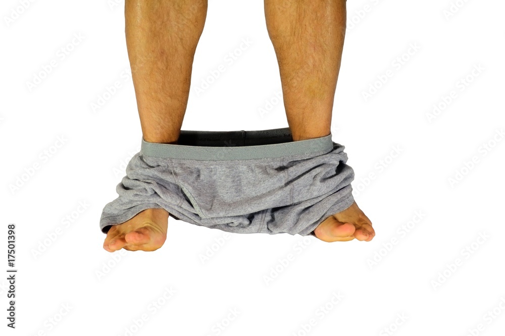 Underwear around ankles. Stock Photo Adobe Stock