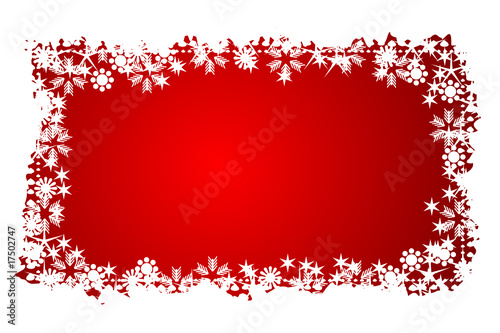 rahmen weihnachten rot