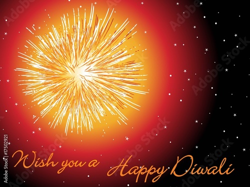 wish you a happy diwali card