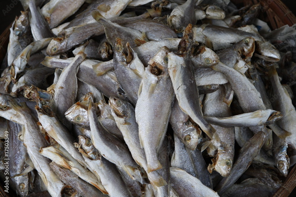 Fototapeta premium Getrockneter Fisch