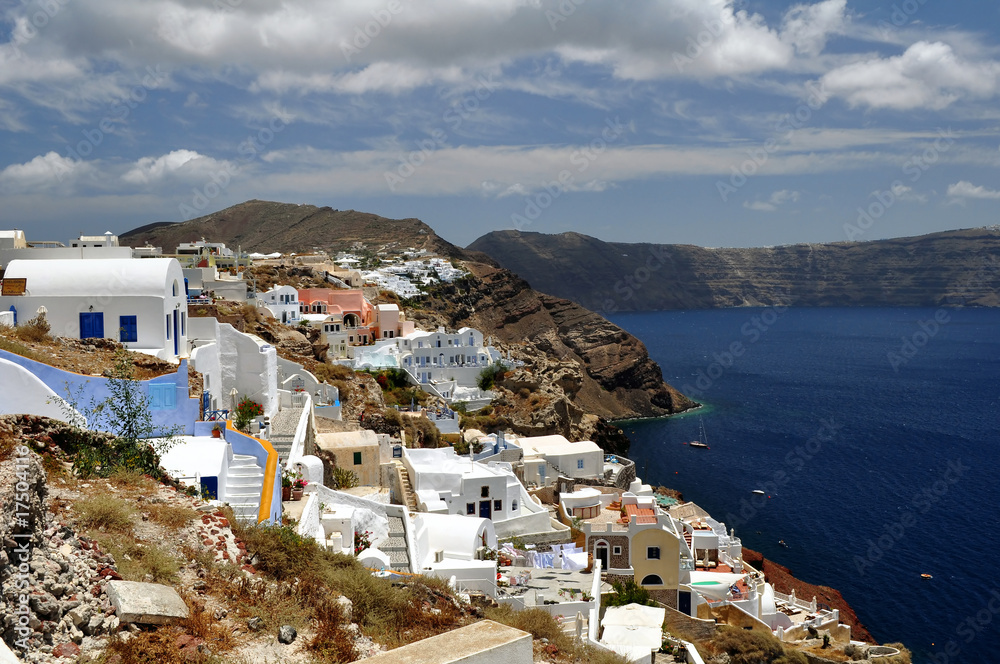 Fototapeta premium Beautiful island of Santorini, Greece.