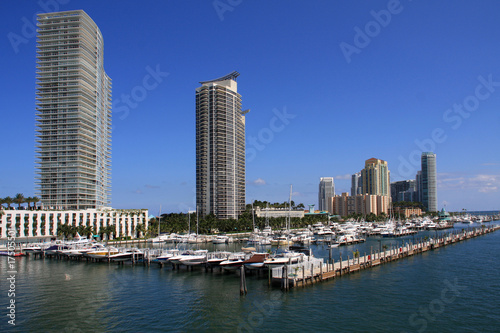 Miami Beach Marina and Condos © Monteleone