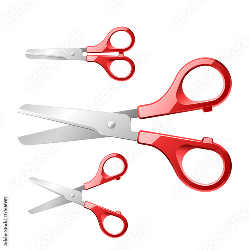 Vector illustration of scissors
