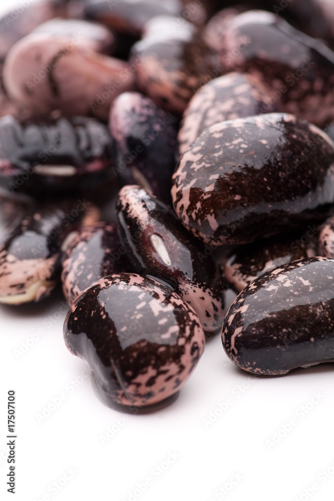 Obraz premium Käferbohnen auf weiß