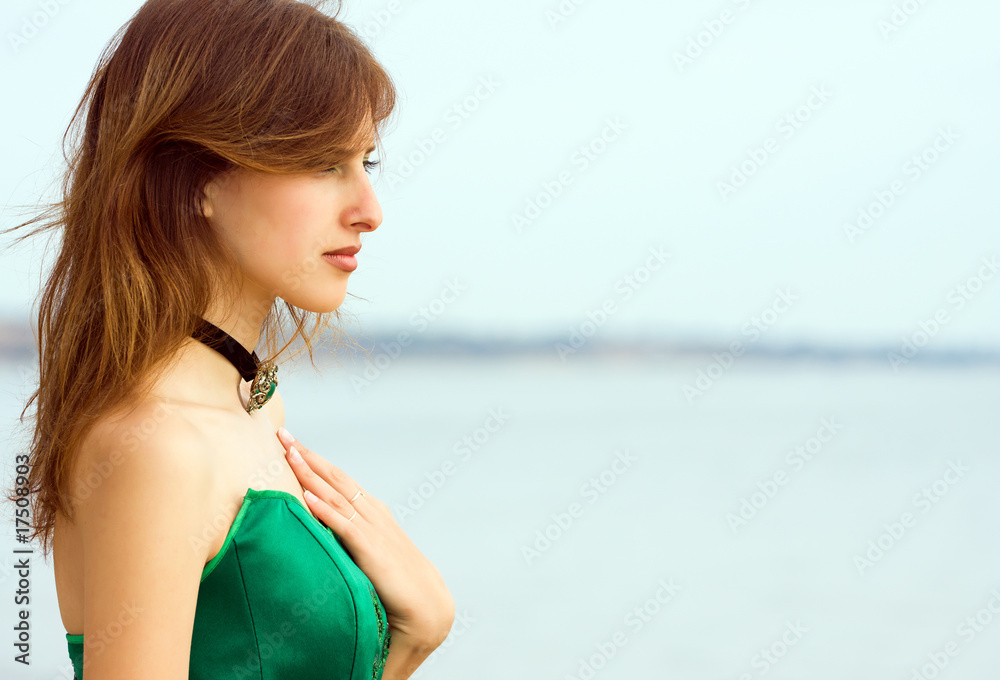 Portrait of a beautiful young lady Portrait of a beautiful young lady