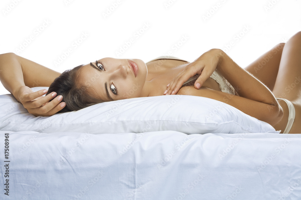 Obraz premium on bed