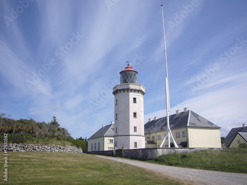 Leuchtturm mit Wolken