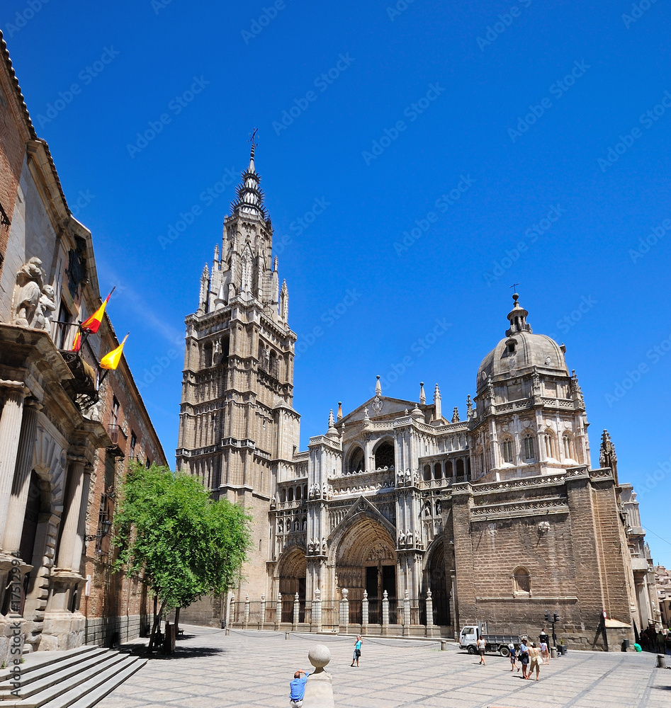 Catedral de Toledo - obrazy, fototapety, plakaty 