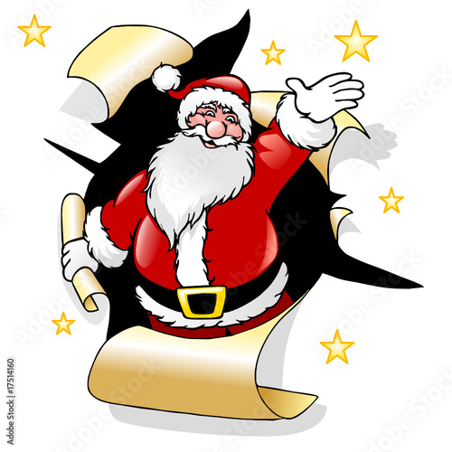 santa claus strap vectors